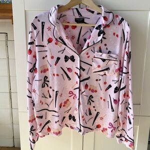 Kate Spade Glam Pajama Lounge Top
